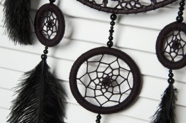 siyah dream catcher 
