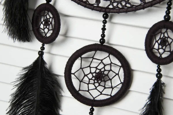 Siyah dream catcher — Stok fotoğraf