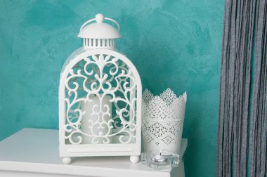 Beyaz gri rüya yakalayıcı 