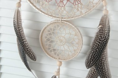 Bej kahverengi rüya yakalayıcı 