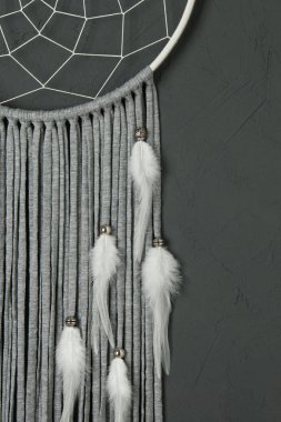 Beyaz gri rüya yakalayıcı 