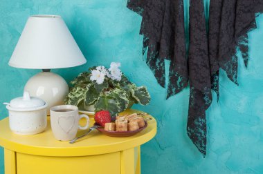 Siyah dantel rüya yakalayıcı 