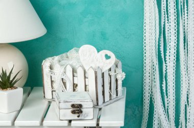 Beyaz düğün dekorasyonu