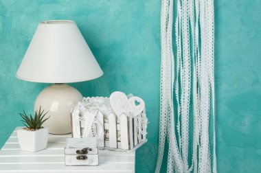 Beyaz düğün dekorasyonu