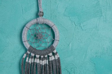 Rüya yakalayıcı aquamarine üzerinde