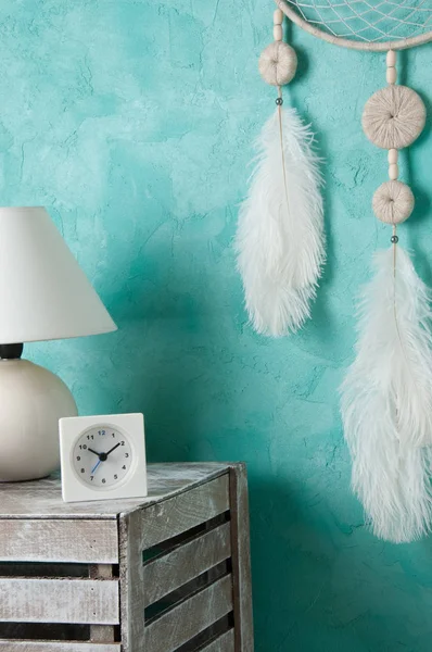 Rüya yakalayıcı aquamarine üzerinde