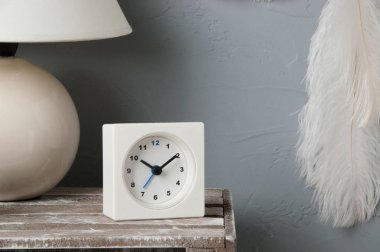 Gri yatak odası dekor