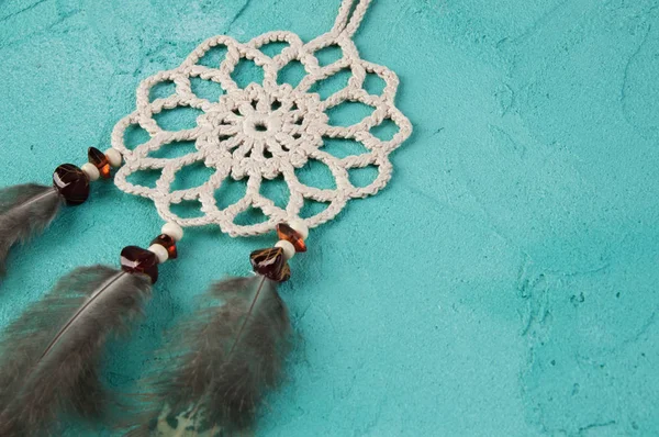 Rüya yakalayıcı aquamarine üzerinde