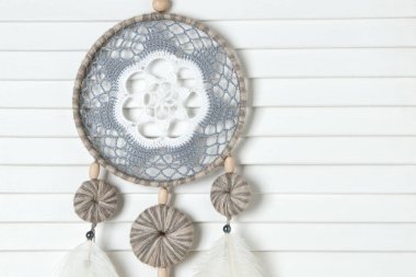 Rüya yakalayıcı kapı arka plan üzerinde