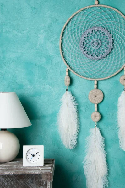 Rüya yakalayıcı aquamarine üzerinde