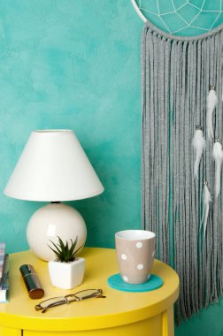 Gri beyaz rüya yakalayıcı 