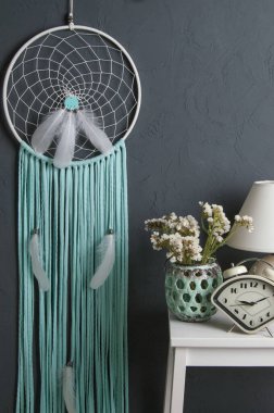 Beyaz nane rüya yakalayıcı 