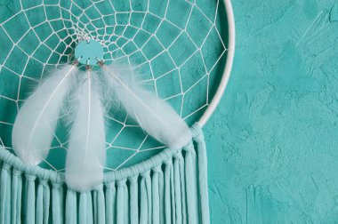 Beyaz nane rüya yakalayıcı 