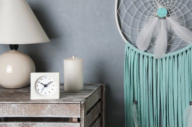 Beyaz nane rüya yakalayıcı 