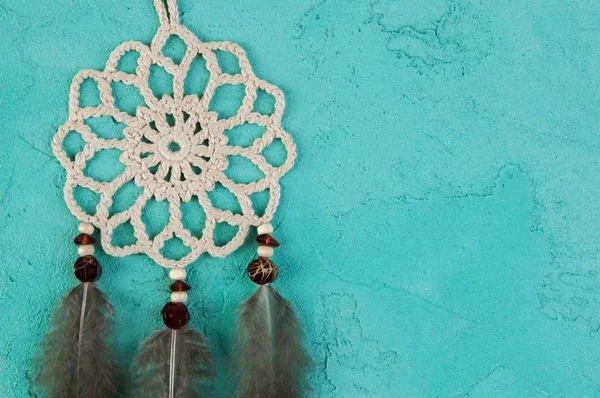 Rüya yakalayıcı aquamarine üzerinde