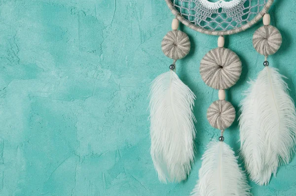 Rüya yakalayıcı aquamarine üzerinde