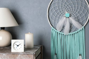 Beyaz nane rüya yakalayıcı 