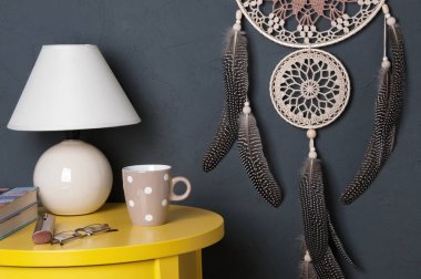 Bej kahverengi rüya yakalayıcı 