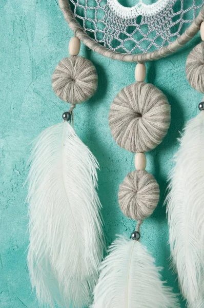 Rüya yakalayıcı aquamarine üzerinde