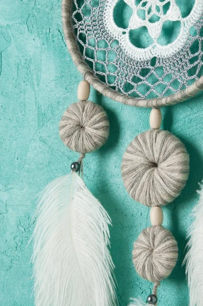 Rüya yakalayıcı aquamarine üzerinde