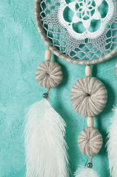 Rüya yakalayıcı aquamarine üzerinde