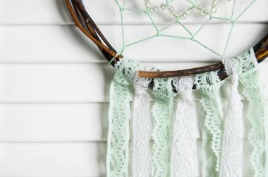 Dantel rüya yakalayıcı kapı