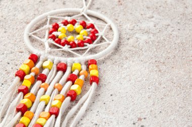 Dreamcatcher beton zemin üzerine