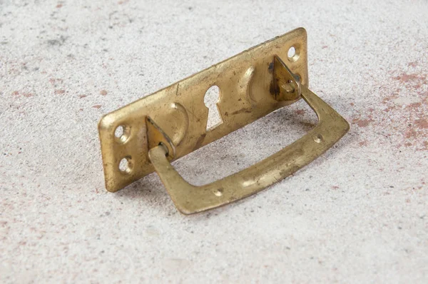 Antique brass drawer pull knob