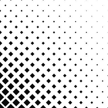 Tek renkli kare desen - vektör çizim