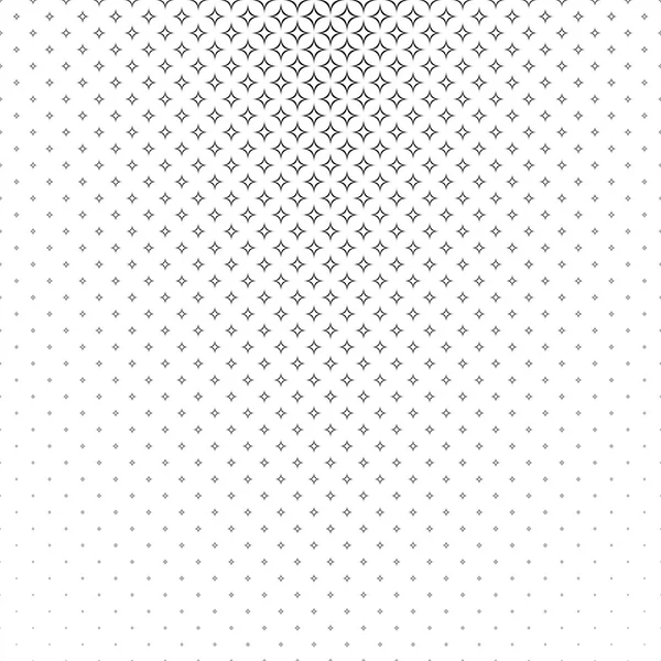 抽象的单色弯曲的星形模式背景 — 图库矢量图片