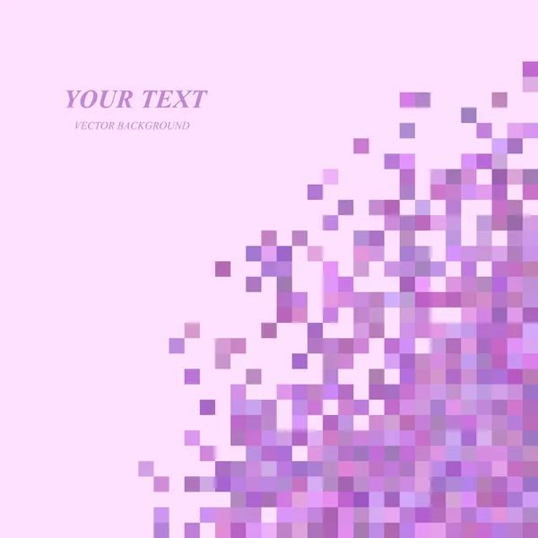 Motif carré violet clair conception de fond — Image vectorielle