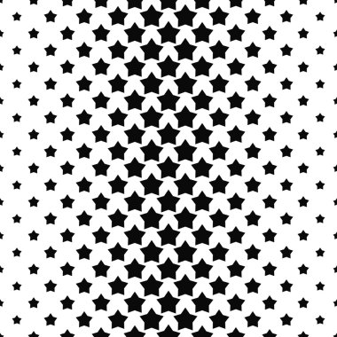 Siyah ve beyaz yıldız desen arka plan