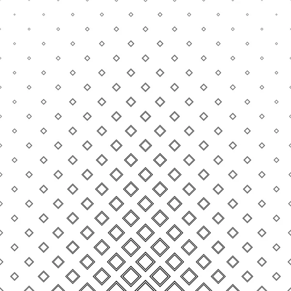 モノクロ正方形パターンを抽象デザイン — ストックベクタ