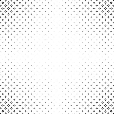 Siyah ve beyaz yıldız desen arka plan kavisli