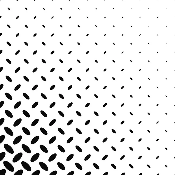 Black and white diagonal ellipse pattern — Stock Vector
