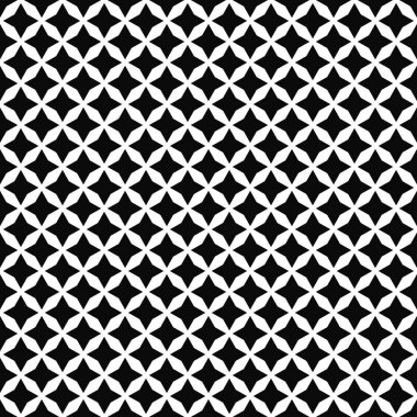 Siyah ve beyaz sorunsuz çokgen desen