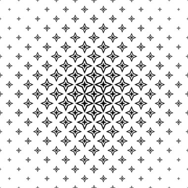 Siyah ve beyaz soyut çokgen desen tasarım