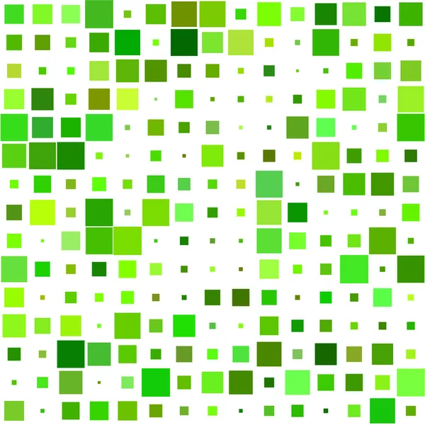 Verde astratto modello quadrato sfondo — Vettoriale Stock