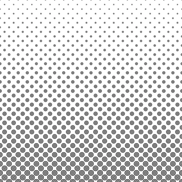 Diseño de patrón de círculo blanco y negro — Vector de stock