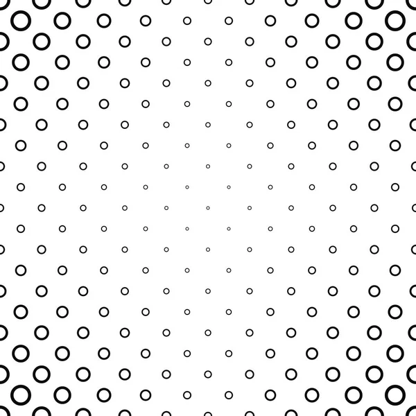 Abstract black and white ring pattern design — Stock Vector