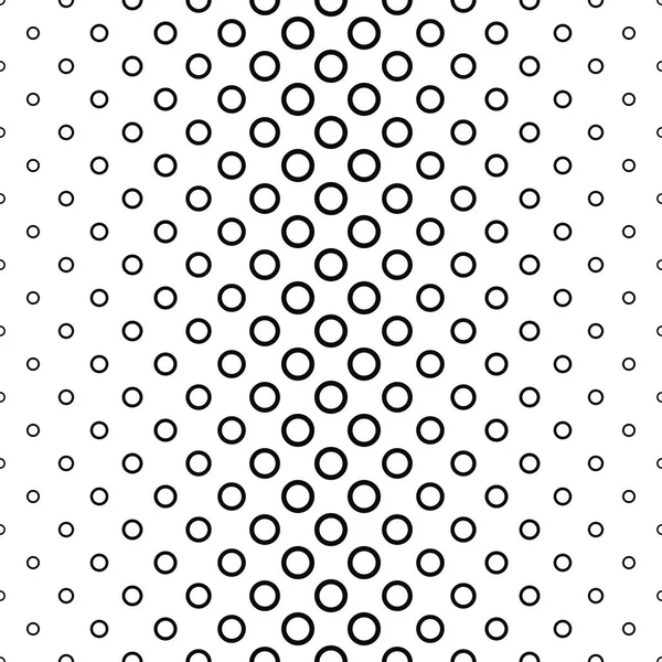 추상 검은색과 흰색 링 패턴 배경 — 스톡 벡터