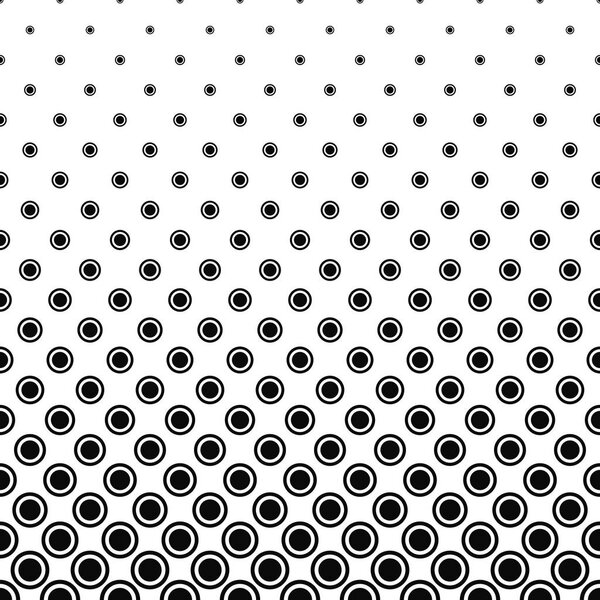 Abstract monochrome circle pattern design