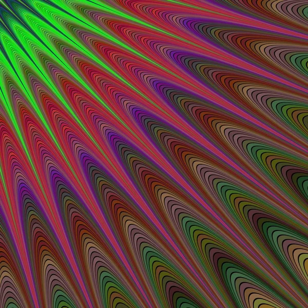 Разноцветный векторный фрактальный фон — стоковый вектор