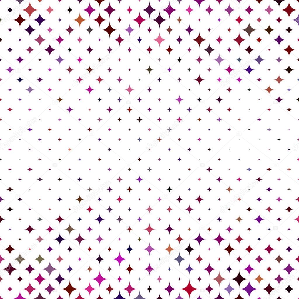 Colorful abstract star pattern background
