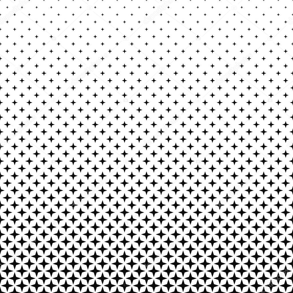 Abstract black and white thorn pattern background
