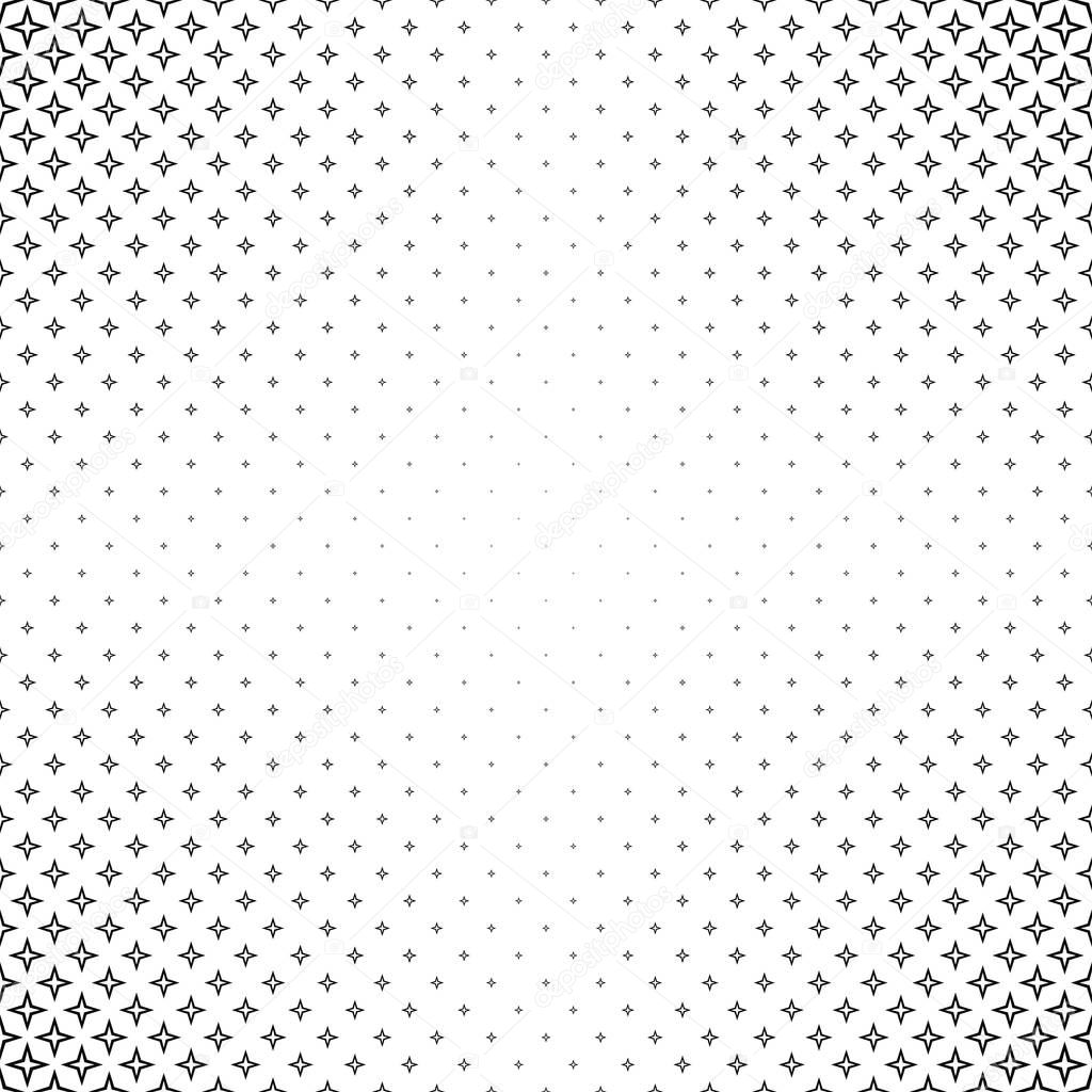 Black and white thorn pattern background