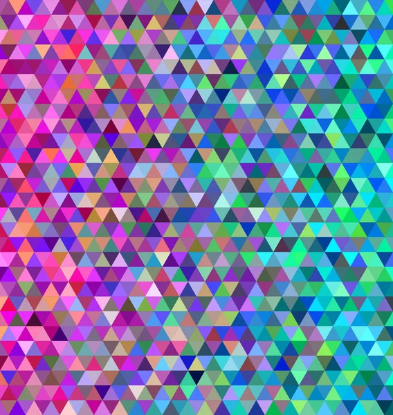 Abstract colorful triangle mosaic background — Stock Vector