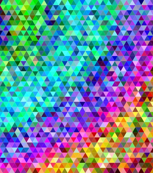 Latar belakang ubin segitiga warna abstrak - Stok Vektor
