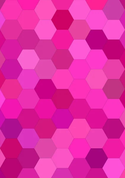 Rosa abstrato telha hexagonal mosaico fundo — Vetor de Stock