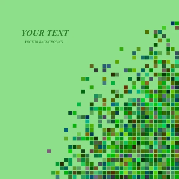 绿色数字艺术背景模板设计 — 图库矢量图片